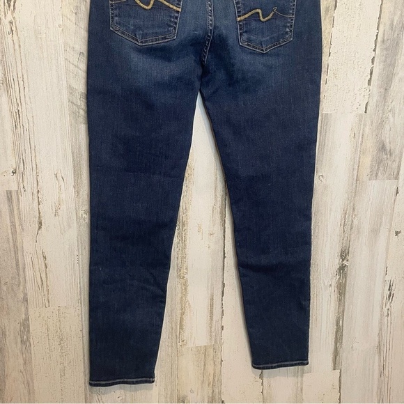 7 For All Mankind Josefina Boyfriend Skinny Mid Rise Jeans - Dark Wash size 24 - Picture 5 of 9